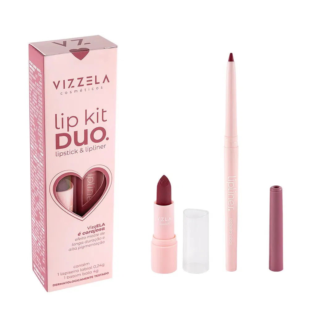 VIZZELA - Lip Kit Duo. Lipstick & Lipliner