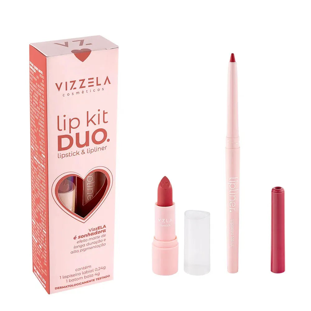 VIZZELA - Lip Kit Duo. Lipstick & Lipliner